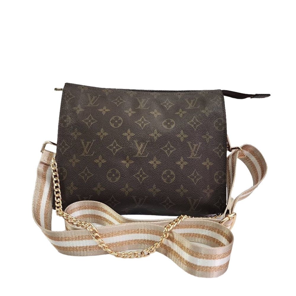 Authentic LOUIS VUITTON vintage monogram poche toilette 26 pouch crossbody bag